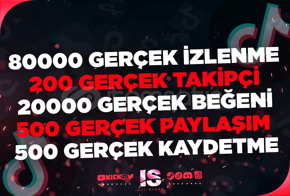 ⭐5X | TİKTOK GERÇEK KEŞFET PAKETİ 5 | KEŞFET⭐ ⭐5X | TİKTOK GERÇEK KEŞFET PAKETİ 5 | KEŞFET⭐
