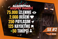 ⚡5X - TikTok Keşfet Algoritma Paketi #2⚡