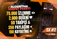 ⚡5X - TikTok Keşfet Algoritma Paketi #2⚡