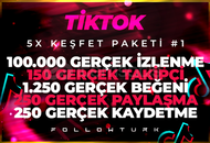 ⭐5X | TİKTOK KEŞFET PAKETİ 1 ⭐