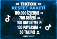 ⭐5X TİKTOK KEŞFET PAKETİ 2 | ETKİLİ VE GÜVENLİ⭐
