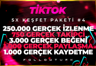 ⭐5X | TİKTOK KEŞFET PAKETİ 4 ⭐