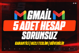 5X TR GMAİL HESABI⚡ÖMÜR BOYU GARANTİ⚡