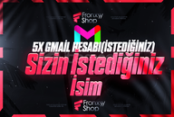 5X YÜKSEK KALİTELİ MAİL(İSTEĞİNİZE GÖRE)