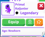 6 Adet Primal Kaijunior!