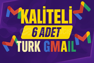 6 ADET TÜRK GMAİL HESAPLARIDIR 