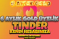 ⭐6 AYLIK TİNDER GOLD ÜYELİK⭐EN SORUNZ+GARANTİLİ