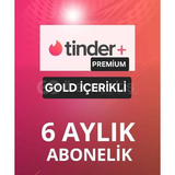 ⭐6 AYLIK TİNDER PLUS GOLD İCERİK(BAN RİSKİ YOK)