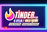 6 Aylık TİNDER plus [GOLD İÇERİKLİ] KOD