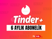 6 Aylık TİNDER+ PREMİUM Üyelik KODU / TR KOD