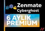 6 Aylık Zenmate Cyberghost Premium Hesap