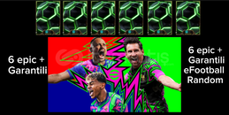 6 DESTANSI+ GARANTİLİ eFootball Mükemmel Random 6 DESTANSI+ GARANTİLİ eFootball Mükemmel Random