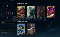 6 Kostümlü 22 Level Mail Onaysız EUW Hesap