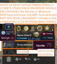 6 MADALYALI 21 LV TR HESABI RUST RED DEAD 2 BF1