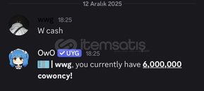 6 Milyon Owo Cash ( Hızlı Teslimat )