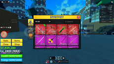 6 perm ve fruit noc haric burun gamepassslar