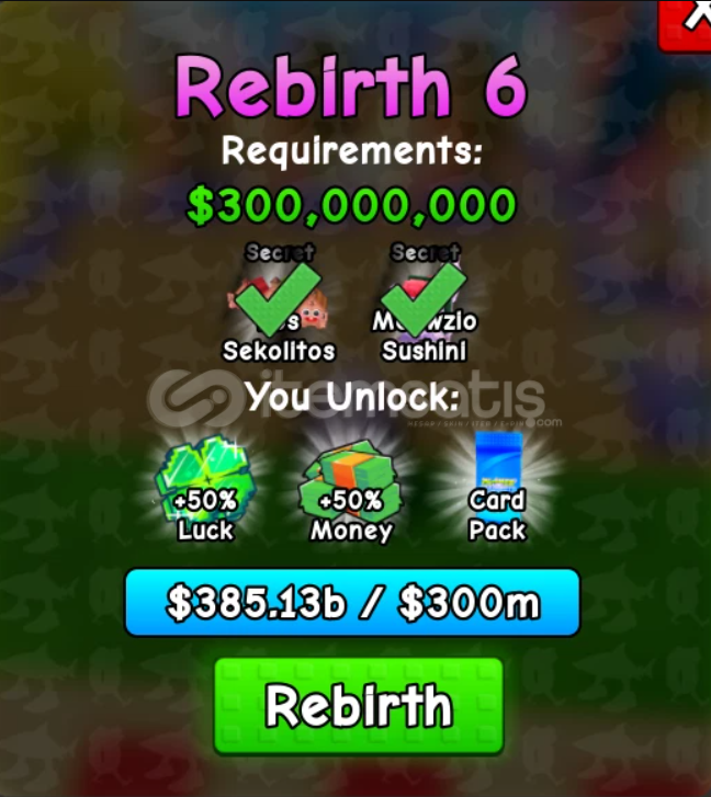 6. Rebirth Paketi 6. Rebirth Paketi