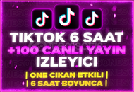 ⭐️[6 SAAT] 100 TİKTOK CANLI YAYIN İZLEYİCİ⭐️