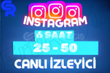 ⭐ 6 Saat 25-50 İnstagram Canlı İzleyici ⭐