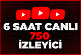 ⭐6 Saat Youtube 750 CANLI İZLEYİCİ ⭐