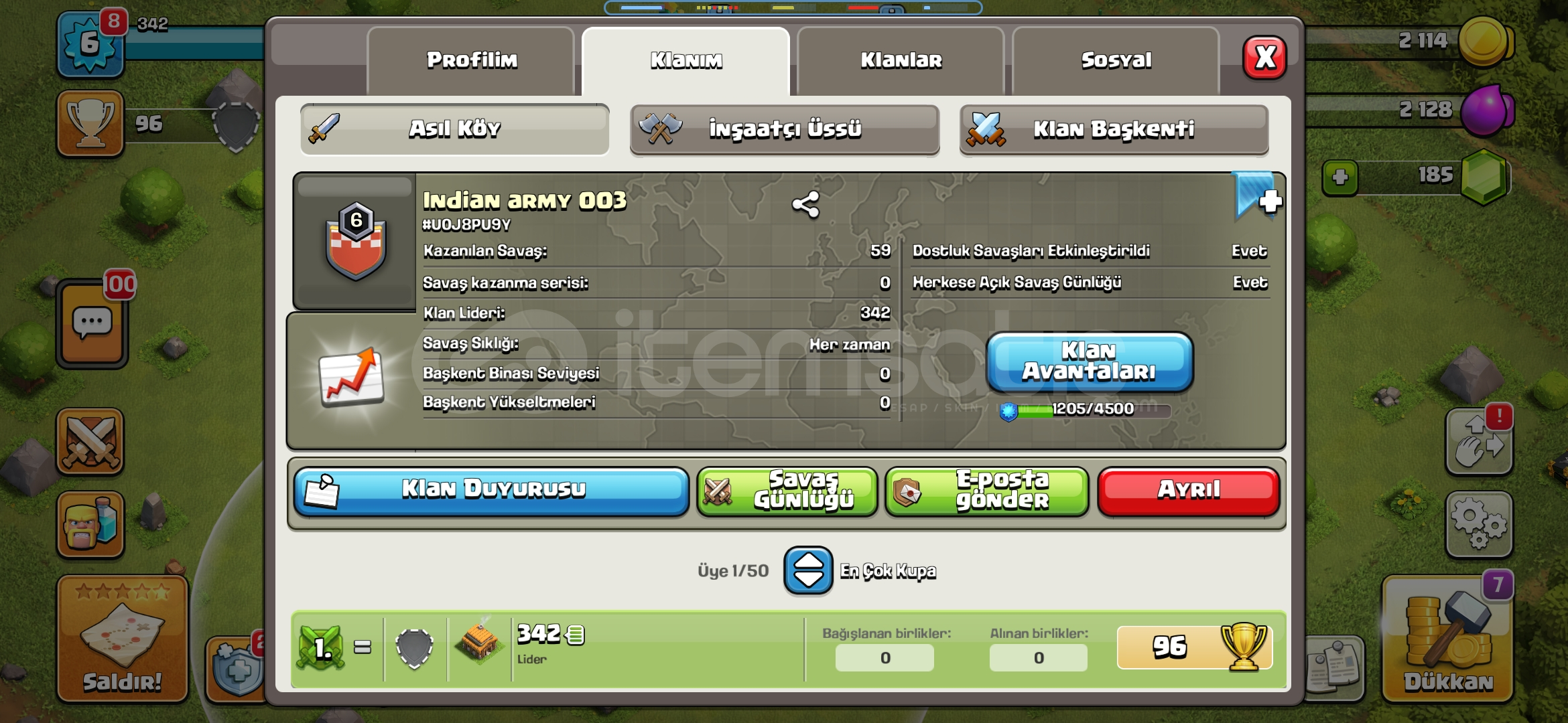 ⭐️ 6 Seviye Lig siz Klan #U0J8PU9Y ⭐️ ⭐️ 6 Seviye Lig siz Klan #U0J8PU9Y ⭐️