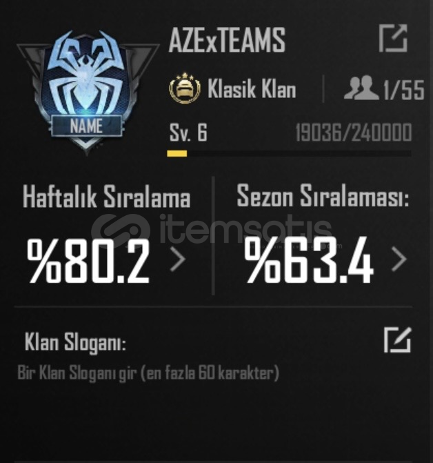 6 SV İSİM AKTİF KLAN SERİ TESLİMAT NOKTASI 6 SV İSİM AKTİF KLAN SERİ TESLİMAT NOKTASI