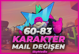 ⭐️[60-90 KARAKTER] GARANTİ MAİL DEĞİŞEN + OTO⭐️