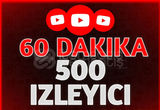 ⭐ 60 Dakika 500 Canlı Yayın İzleyici - YouTube