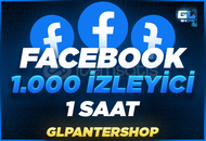 ⭐[60 DK] Facebook 1.000 Canlı Yayın İzlenme ⭐