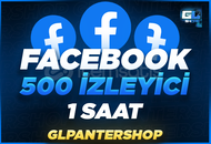 ⭐[60 DK] Facebook 500 Canlı Yayın İzlenme ⭐
