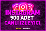 ⭐[60 DK] INSTAGRAM 500 CANLI YAYIN İZLEYİCi⭐