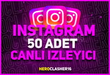 ⭐[60 DK] INSTAGRAM 50 CANLI YAYIN İZLEYİCi⭐