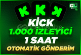 ⭐ [60 DK} KİCK 1000 STABİL İZLEYİCİ ⭐