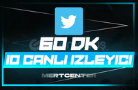 ⭐[60 DK] TWİTTER 10 CANLI YAYIN İZLEYİCİSİ⭐