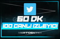⭐[60 DK] TWİTTER 100 CANLI YAYIN İZLEYİCİSİ⭐