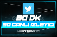 ⭐[60 DK] TWİTTER 50 CANLI YAYIN İZLEYİCİSİ⭐