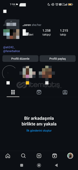 60 Mavi Tikli 3k istek Bulunan Kız hesabi