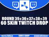 60 Skin 35+36+37+38+39 Round Rust Twitch Drop 