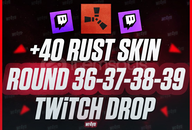 ⭐40 Skin⭐Round 36-37-38-39 Twitch Drop⭐