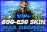 ⭐[600-850 SKİN] MAİL DEĞİŞEN HESAP | GARANTİ⭐