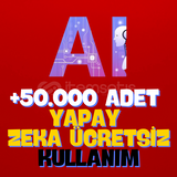 +50.000 ADET YAPAY ZEKA UYGULAMASI ÜCRETSİZ