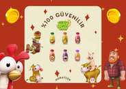 ⭐ 100 ADET MEYVE SUYU SIKACAĞI ÜRÜNÜ ⭐