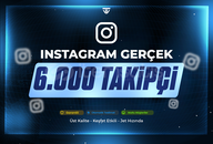 6.000 Gerçek Takipçi | Garantili - Instagram