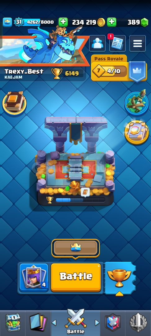 ⚡5 Evrimli 6000 Kupa Clash Royale Hesabı ⚡5 Evrimli 6000 Kupa Clash Royale Hesabı