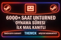 ⭐️6000+ SAAT UNTURNED❤️+İLK MAİL❤️