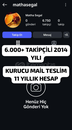 ⚡6000+ TAKİPÇİLİ 2014 YILI ⚡11 YILLIK HESAP⚡