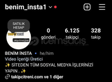 6.000 TAKİPÇİLİ YARI AKTİF İNSTAGRAM