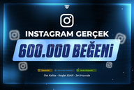 600.000 Gerçek Beğeni - Garantili - Instagram