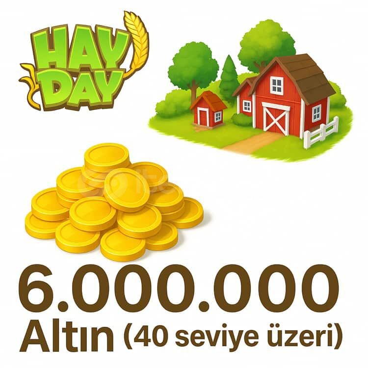 6.000.000 altın 40 seviye üzeri 6.000.000 altın 40 seviye üzeri