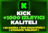 ⭐️[60DK] 1000 KİCK İZLEYİCİ | KALİTELİ⭐️